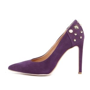 Love Moschino Pointed Studded Heels
